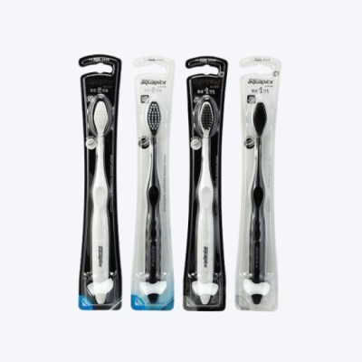 Silver & Charcoal Toothbrush